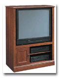 Almost all television sets use vents in the top of their case to vent hot air which can be blocked by cabinet enclosures.